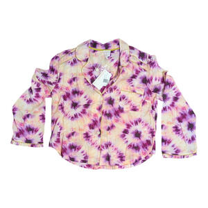Reverie by NFC- Pink Tye Dye - Pajama TOP ONLY - Size Large
